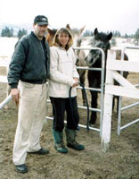 Committed and expert equine handlers Kelly and Susan Booth of Trinity Acres, Kelowna