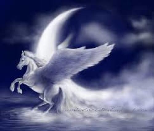 pegasus in mist