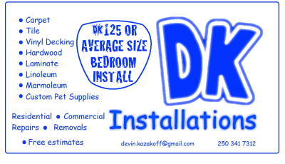 Carpet Installation Gift Certificate