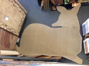 Deer Shaped Rug